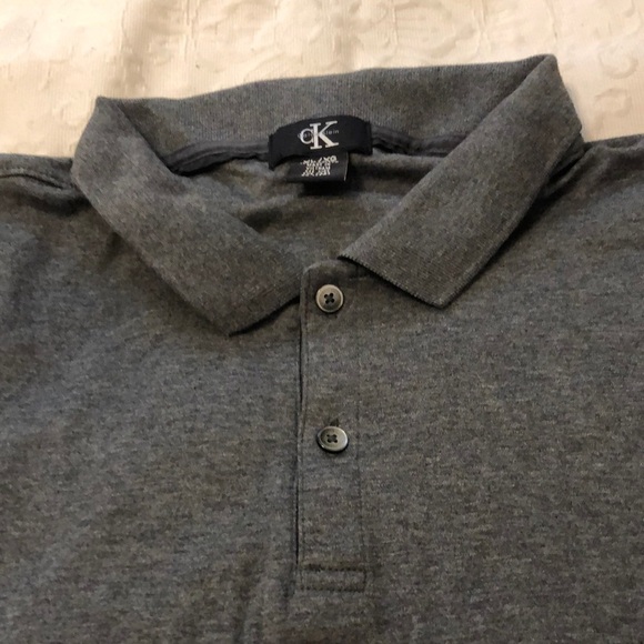Calvin Klein CK Cotton Polo Short Sleeve Shirt Size Extra Large - Picture 1 of 5